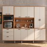 Armário de Cozinha Pulse 12 Portas 3 Gavetas Jequitibá/areia - Lukaliam - 2