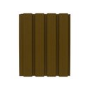 Ver imagem 1 de Painel Ripado Externo em Placa 21,9x290cm (3,17m²) WPC Marrom/Teak a Casa Grassi