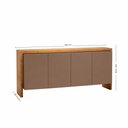 Ver imagem 2 de Buffet Nord Gianduia/Cinamomo 180cm