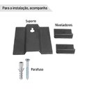 Ver imagem 5 de Espelho Decorativo Redondo Lapidado 60cm diâmetro Moderno - com suporte para fixação