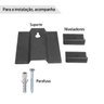 Espelho Decorativo Redondo Lapidado 60cm diâmetro Moderno - com suporte para fixação - 5