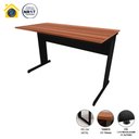 Ver imagem 3 de Mesa Escrivaninha de Estudos 120cm X 60cm Pé Metal F5 Office