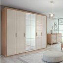 Ver imagem 1 de Quarto de Casal com Guarda-Roupa e Cômoda Stylus Móveis Lopas