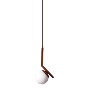 PENDENTE DROP INCLINADO COBRE Enerlux 2 Metros