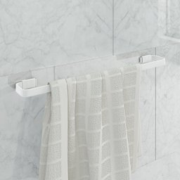 Kit de Acessórios para Banheiro 6 Peças Stander:branco - 3