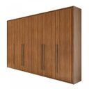Ver imagem 4 de Quarto de Casal Completo com Guarda-Roupa, Cama, Cômoda e 2 Mesa de Cabeceiras Reali New Móveis Lopa