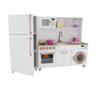 Mini Cozinha Infantil Branco e Carvalho 100% Mdf - 3
