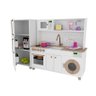 Mini Cozinha Infantil Branco e Carvalho 100% Mdf - 4