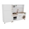Mini Cozinha Infantil Branco e Carvalho 100% Mdf - 6