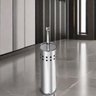 Escova Sanitária de Inox com Vassourinha para Banheiro, Luxo, com Suporte em Aço, Limpador de Vaso. - 4