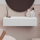 Ver imagem 7 de Penteadeira Suspensa 60cm 1 Gaveta Carina Z34 Branco - Mpozenato