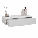 Ver imagem 5 de Penteadeira Suspensa 60cm 1 Gaveta Carina Z34 Branco - Mpozenato