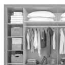 Ver imagem 7 de Quarto de Casal Completo com Guarda-Roupa, Cama, Cômoda e 2 Mesa de Cabeceiras Reali New Móveis Lopa