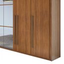 Ver imagem 5 de Quarto de Casal Completo com Guarda-Roupa, Cama, Cômoda e 2 Mesa de Cabeceiras Reali New Móveis Lopa