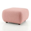 Ver imagem 6 de Puff Sala KIT2 Orgânico Nara 60 cm Base Fixa Moderno Bouclê Ted D03 - D'Rossi