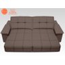 Sofá Nilo 2,30m Retrátil e Reclinável Velosuede Chocolate - NETSOFAS - 6