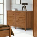 Ver imagem 7 de Conjunto Quarto de Casal com Cama, Cômoda e 2 Mesa de Cabeceiras Reali Plus Móveis Lopas