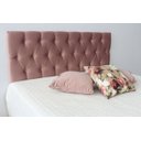 Ver imagem 3 de Cabeceira Estofada Casal Na Cor Rosa 140x60cm Produto de Alta Qualidade e Conforto
