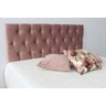 Cabeceira Estofada Casal Na Cor Rosa 140x60cm Produto de Alta Qualidade e Conforto - 3