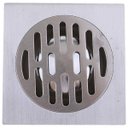 Ver imagem 3 de Ralo Inox 10x10 Banheiro Lavabo Resistente Grande Escoamento Seguro Higienico