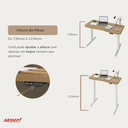 Ver imagem 6 de Mesa C/ Regulagem de Altura Premium - Olmo 6355