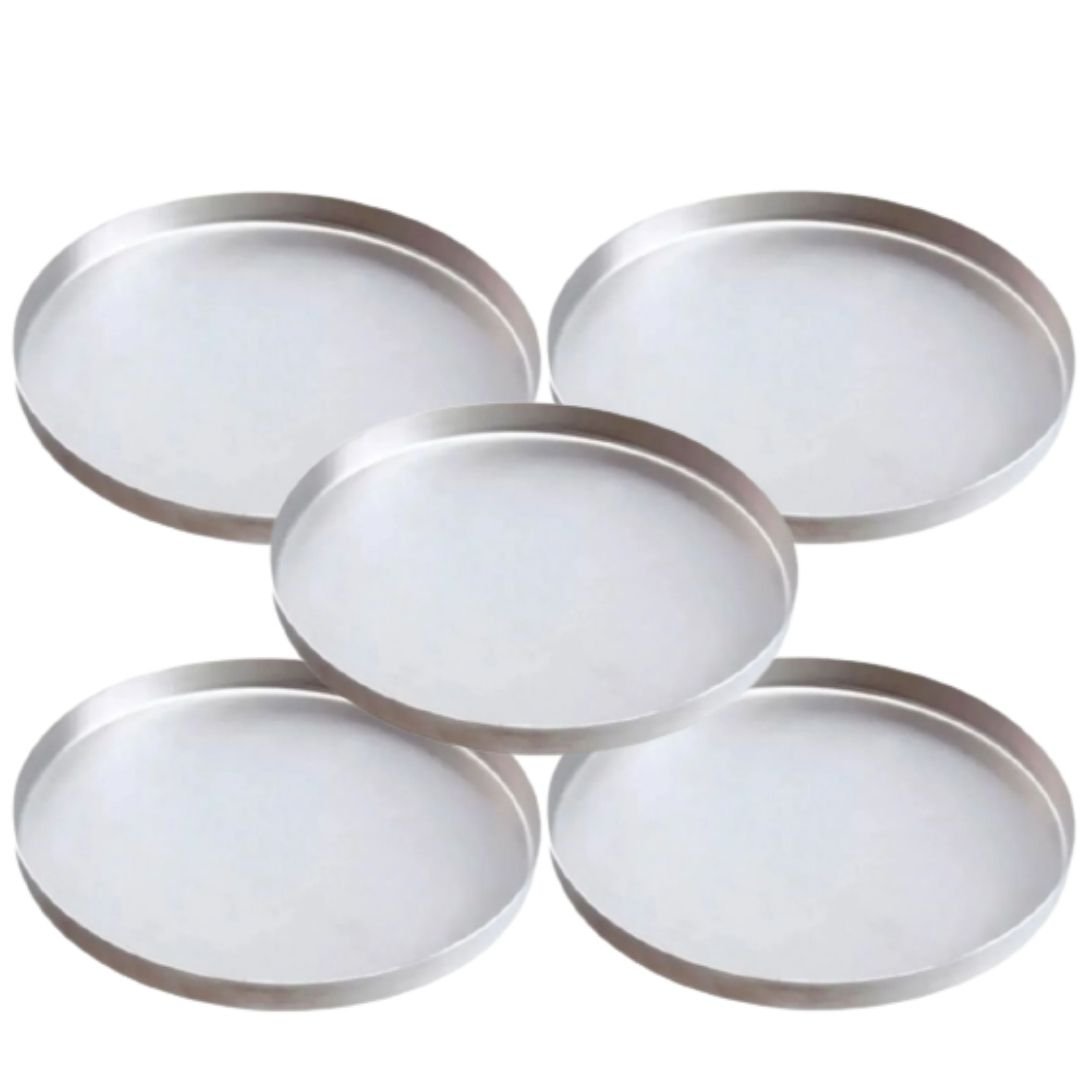 Kit 5 Formas Pizza Brotinho 15cm MadeiraMadeira