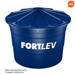 Tampa Caixa D'água Polietileno 1.000l Azul Fortlev - 4