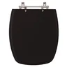 Assento Sanitário Valentina Preto Para Vaso Casa Santamarina - 1