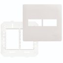 Ver imagem 1 de Placa com Suporte 4""x4"" 2 Módulos Horizontal - 3639 - Fame Placa C/suporte 4x4 2 Modulos Horizonta
