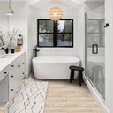 Ver imagem 3 de 5 Revestimentos para Chão Régua Laminado Efeito Madeira - 60x15cm