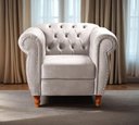 Ver imagem 1 de Sofá Nobreza Poltrona Chesterfield Vintage Retrô Clássico