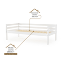Ver imagem 2 de Sofá Cama Infantil em Madeira Maciça Branco