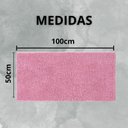 Ver imagem 4 de Tapete Passadeira 50x100cm Classic Peludo Liso Rosa Bebê