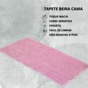 Ver imagem 3 de Tapete Passadeira 50x100cm Classic Peludo Liso Rosa Bebê