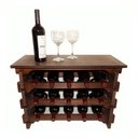 Ver imagem 3 de Adega Vinho Madeira 15 Garrafas Tipo Mesinha Imbuia C05