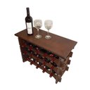 Ver imagem 2 de Adega Vinho Madeira 15 Garrafas Tipo Mesinha Imbuia C05