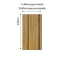 Ver imagem 3 de Painel Ripado Interno Amadeirado de Poliestireno 270cm X 11,4cm 2cm Espessura Formaco Decor