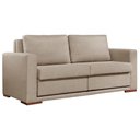 Ver imagem 1 de Sofá Cama Hermes 3 Lugares Luxo 1,90 M Castellar Móbile Linho Bege Claro