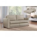 Ver imagem 4 de Sofá Cama Hermes 3 Lugares Luxo 1,90 M Castellar Móbile Linho Bege Claro