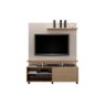 Estante Home Theater para Tv até 60 Polegadas 1 Porta Star Off White/cinamomo Valdemóveis - 1