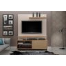 Estante Home Theater para Tv até 60 Polegadas 1 Porta Star Off White/cinamomo Valdemóveis - 2