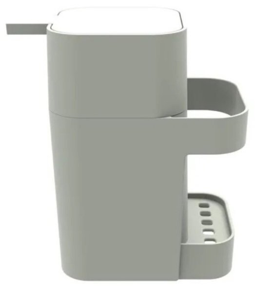 Dispenser de Pia com porta Esponja - 600ml:Branco - 1
