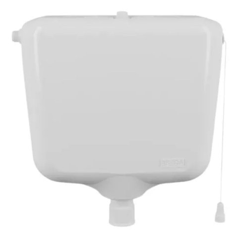 Caixa de Descarga Elevada Branca 9 Litros Astra