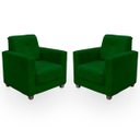 Ver imagem 5 de Sofá + 2 Poltrona para Sala de Estar Moderno Confortável Veneza Suede