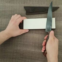Pedra de Amolar Afiar Faca Amolador Grão 400/1000 Vonder - 8