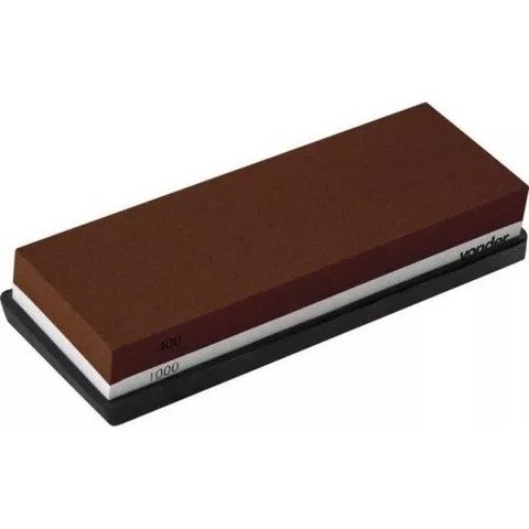 Pedra de Amolar Afiar Faca Amolador Grão 400/1000 Vonder