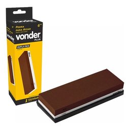 Pedra de Amolar Afiar Faca Amolador Grão 400/1000 Vonder - 3