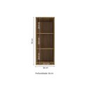 Ver imagem 3 de Modulado de Quarto Armário Aéreo N540 Adapt C- 1 Porta C- Tela Nogueira