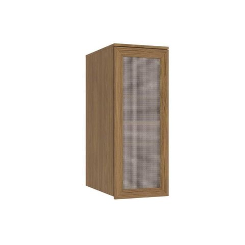 Modulado de Quarto Armário Aéreo N540 Adapt C- 1 Porta C- Tela Nogueira