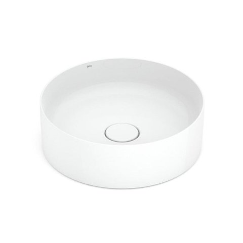 Cuba Apoio 39cm Redonda Roca T2 Terra Branco A32787n000